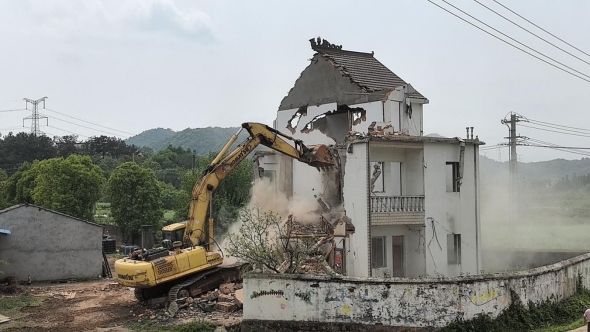 最后一戶(hù)拆除！江北港鐵路專(zhuān)用線(xiàn)項(xiàng)目征遷工作圓滿(mǎn)收官！